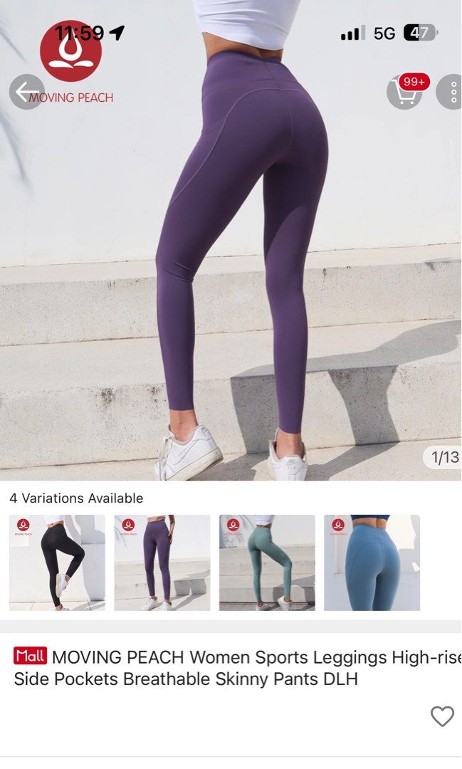 Z by Zobha Shine High Waisted WIDE WAISTBAND STRETCH ATHLETIC YOGA LEGGINGS  Med