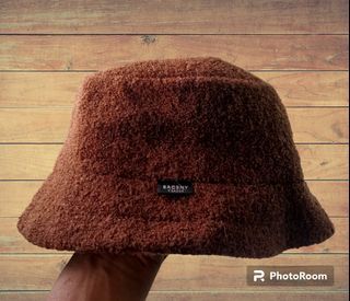 Yohji yamamoto Designer Y'saccs Fur brown bucket hat