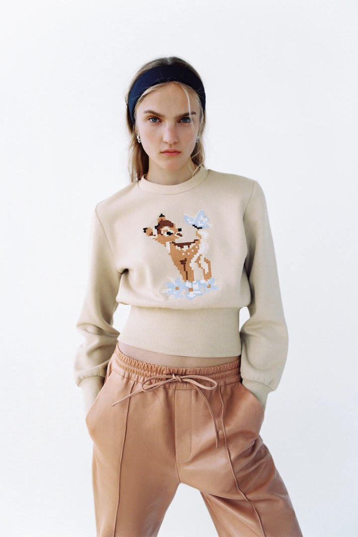 Zara + Bambi Disney Sweatshirt