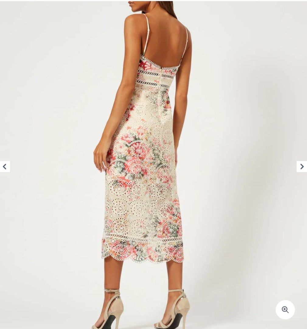 Zimmermann laelia diamond bralette dress 2025