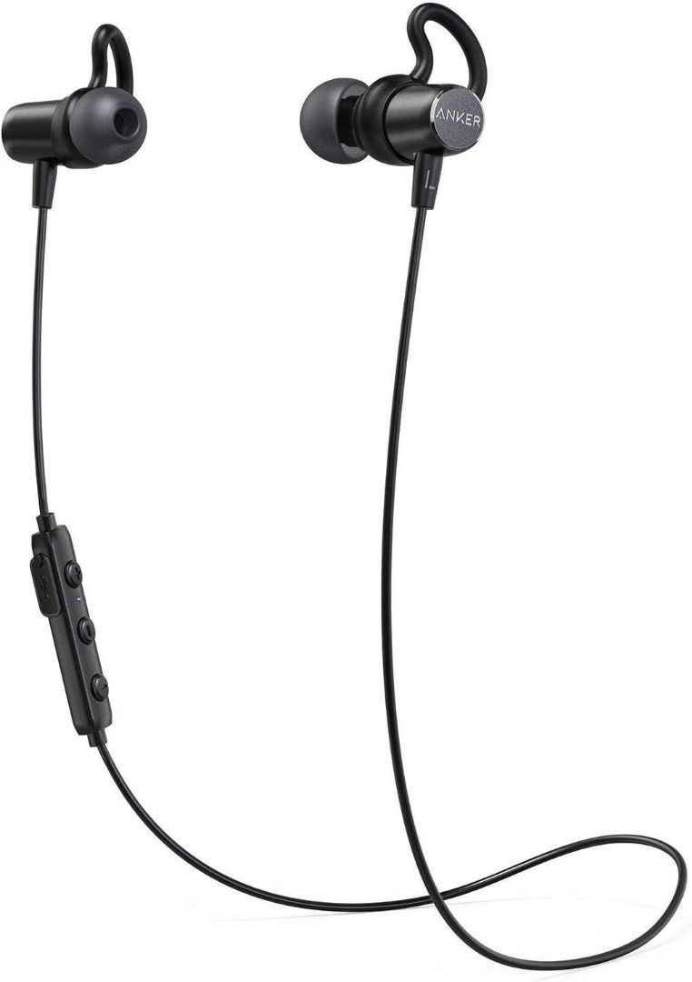 5630 Anker SoundBuds Surge Lightweight Wireless Headphones Bluetooth 4.1 Sports Earphones with Water Resistant Nano Coating Running Workout Headset with Magnetic Connector and Carry Pouch Audio Earpho...