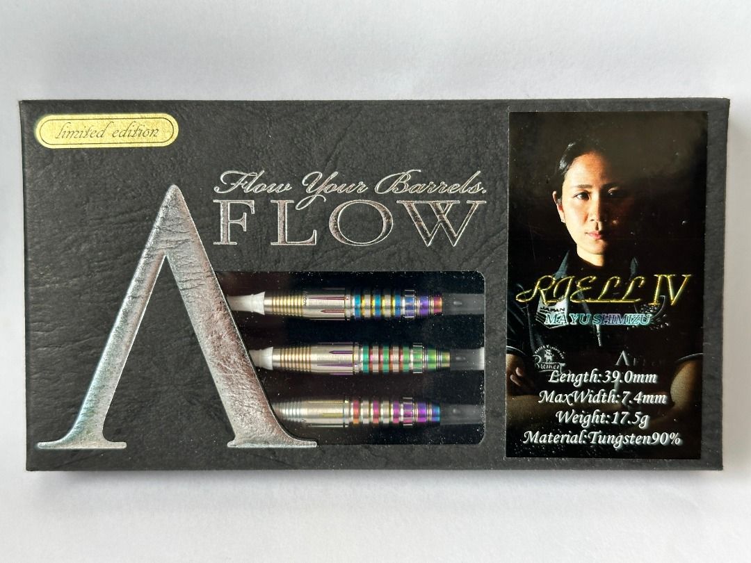 ダーツ A-FLOW BLACK LINE RIELL4 HiVe Limited 全新DYNASTY A-FLOW BLACK LINE RIELL4 HiVe Limited 清水舞友