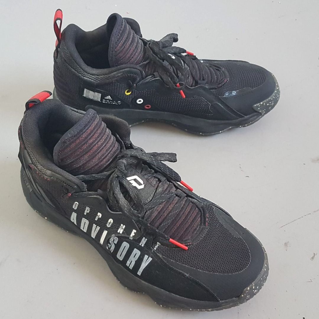 Adidas Dame 7 EXTPLY Opponent Advisory Basketball Sneakers Size US 9 UK 8.5 EU 42 2 3 Adidas High Cut Designer Shoes Original Daily Footwear