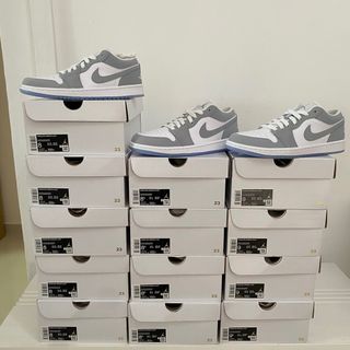 gigiwiththatbeat air jordan 1 low white wolf grey