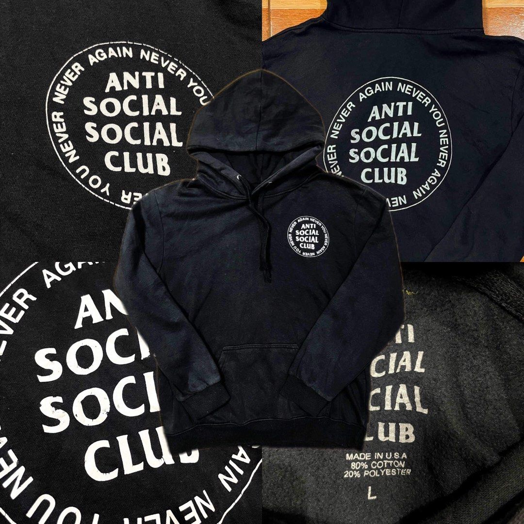 Assc never again clearance never you hoodie