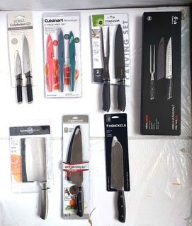 Assorted Knife Sets by Calphalon Cangshan Cuisinart Greenpan Henckels NewUSA