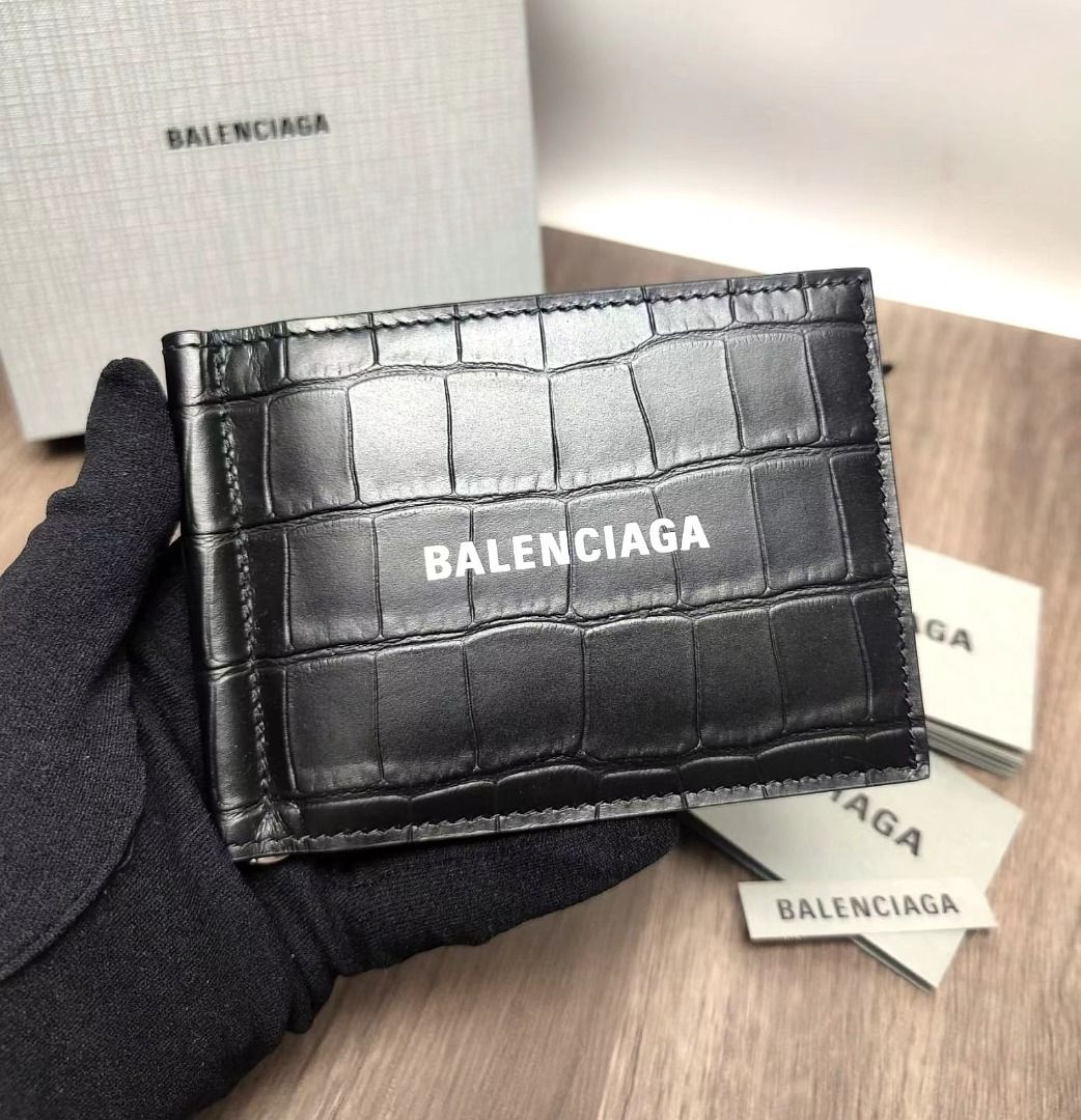 Balenciaga money clip wallet store