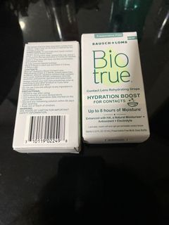 Biotrue Hydration Boost ( contact lens rewetting solution)