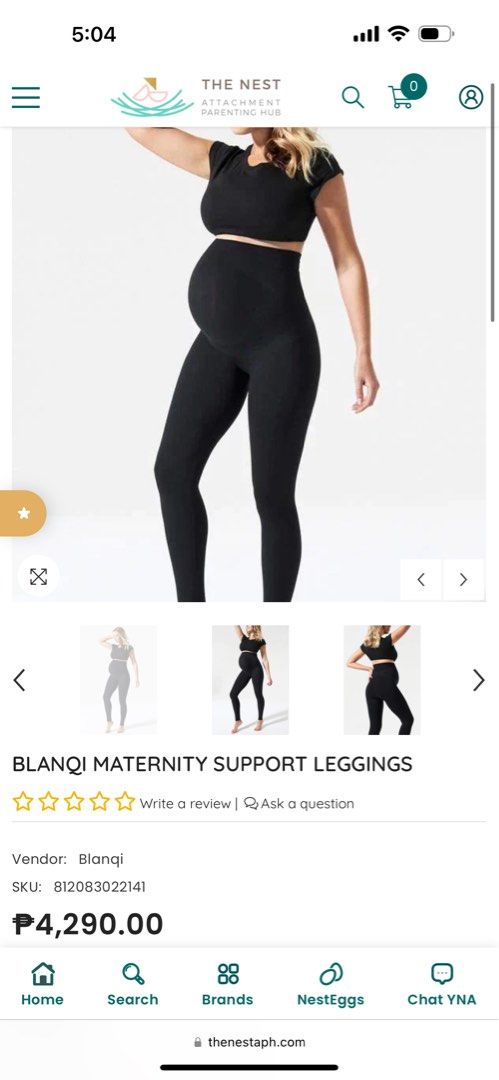 BLANQI Maternity Support Leggings