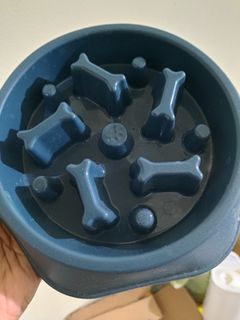 Blue Pet Eating Bowl