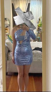 Blue Sparkly Sequin dress for Eras Tour
