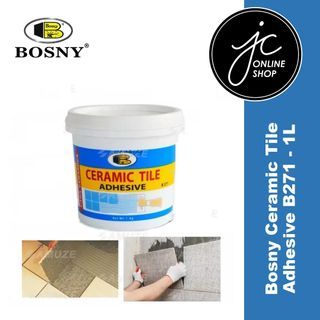Bosny Ceramic Tile Adhesive 1kg B271 Cream-Paste Waterborne Adhesive