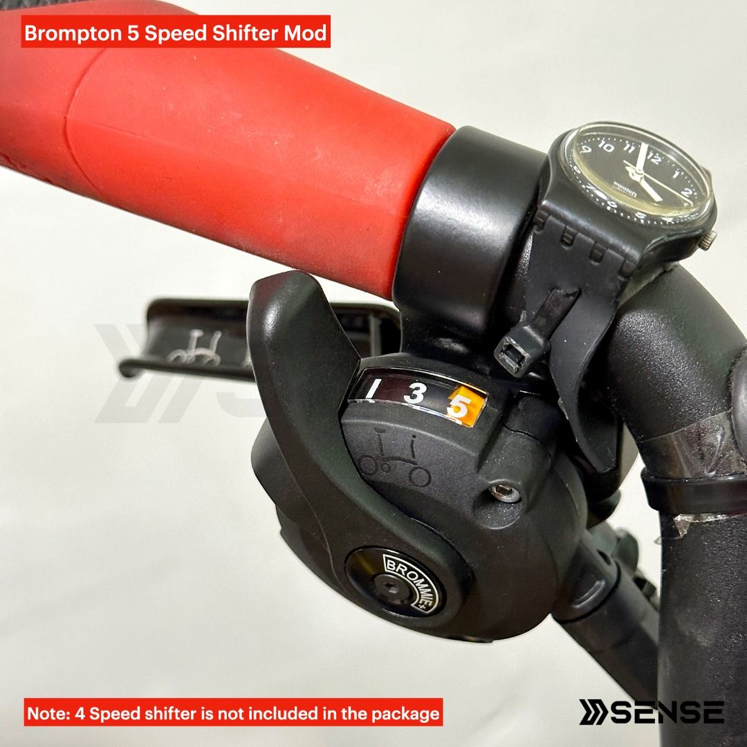 Brompton 5 Speed Shifter V2 Mod P T Line Conversion