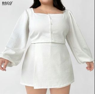 BSCO White Coords Plus Size