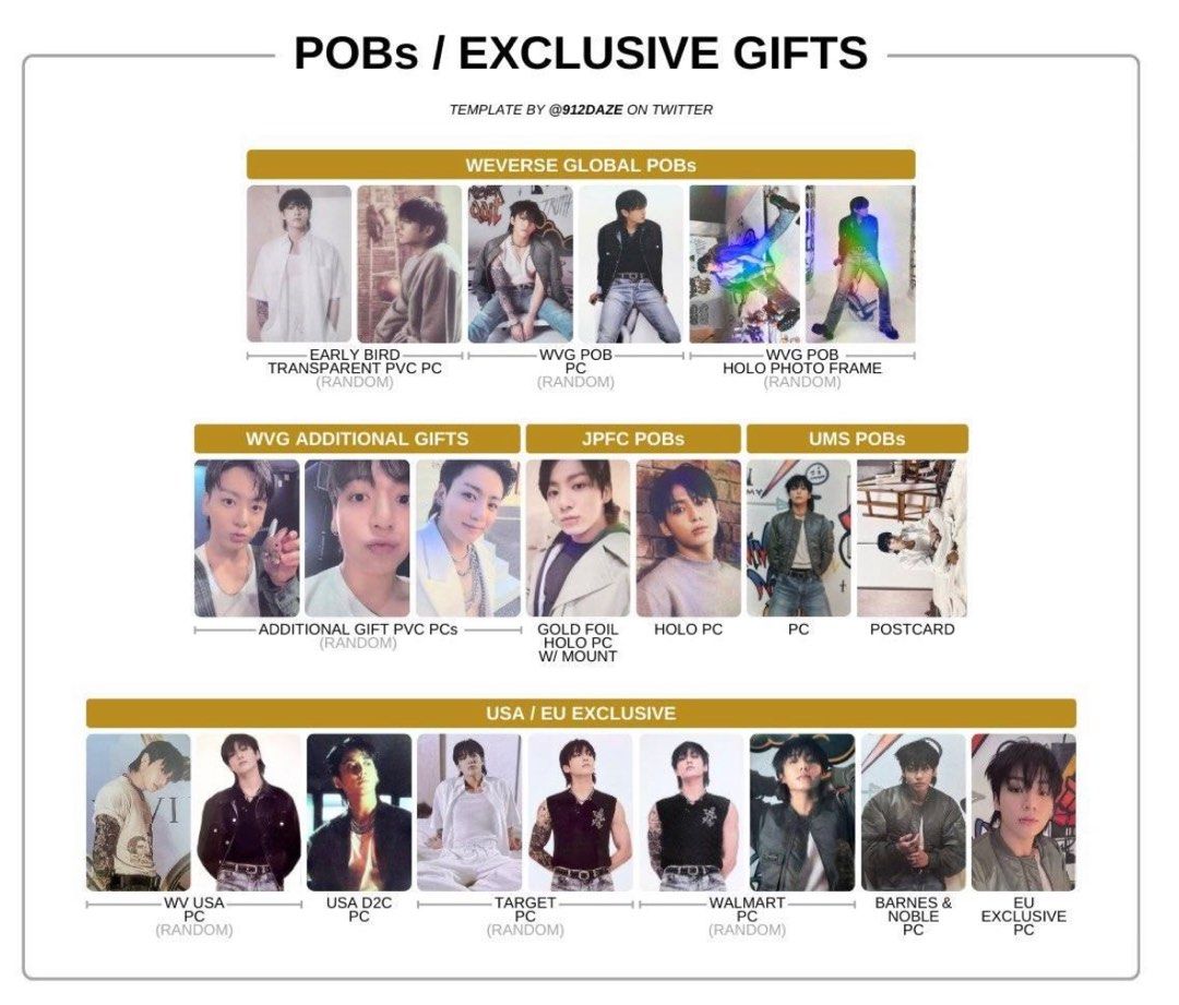 超激安 GOLDEN JUNGKOOK BTS WVG TARGET D2C USA USA WV UMS JPFC K-POP・アジア