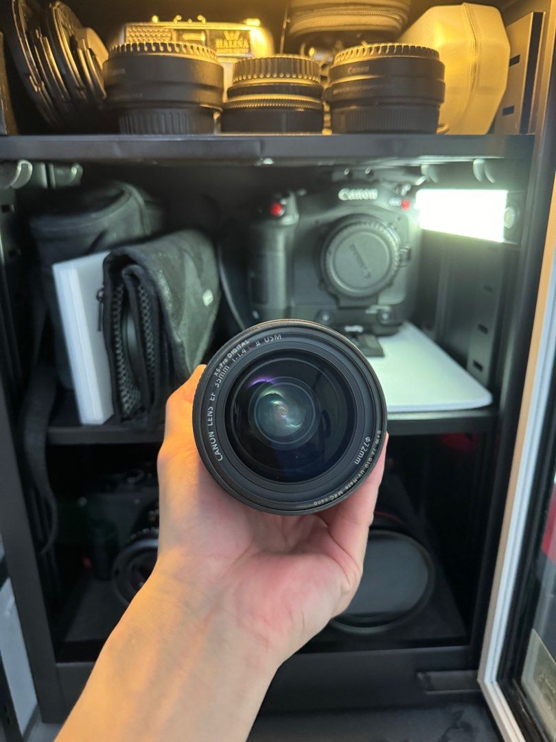 Canon EF 35mm F1.4L II USM, 攝影器材, 鏡頭及裝備- Carousell