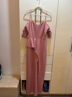 Celest Old Rose Plus Size Bridesmaid Dress/Gown