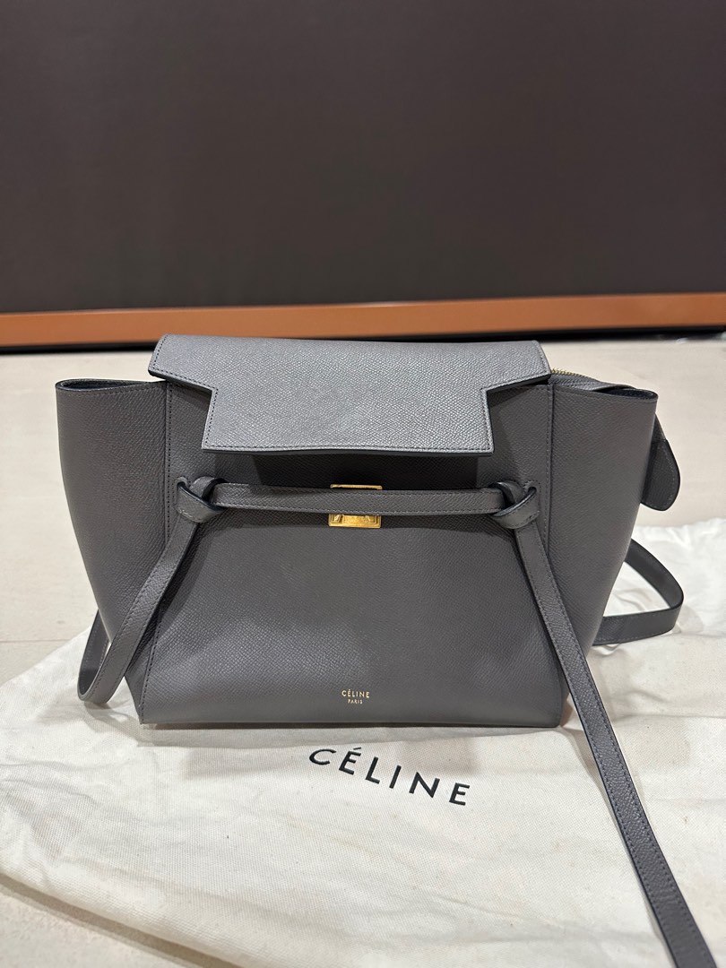 Celine belt bag micro grey sales