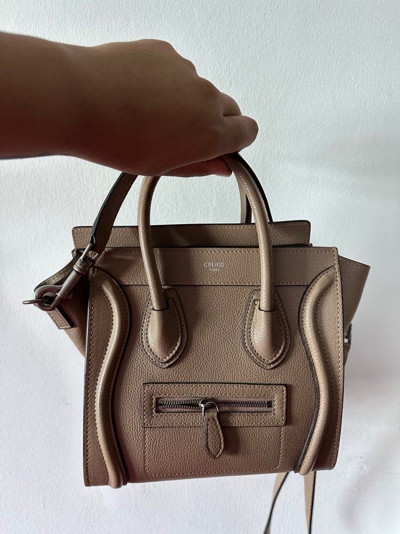 Celine luggage taupe discount