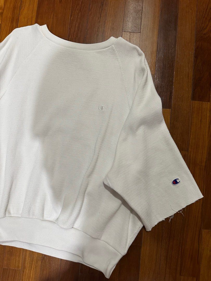 Champion sweater wool best sale white
