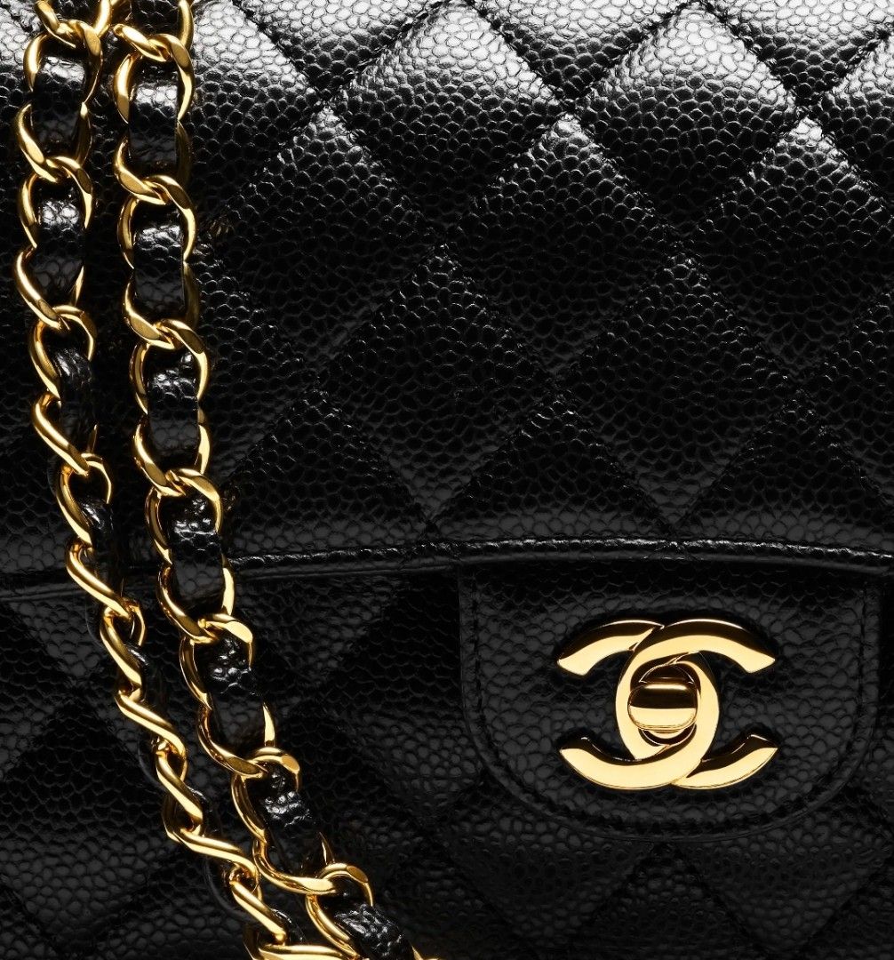 Chanel Medium Classic Black Luxury Bags Wallets on Carousell