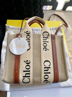 Chloe Woody tote bag in small