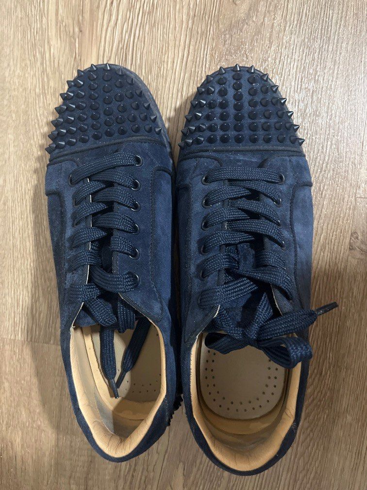 Mens grey christian sale louboutins