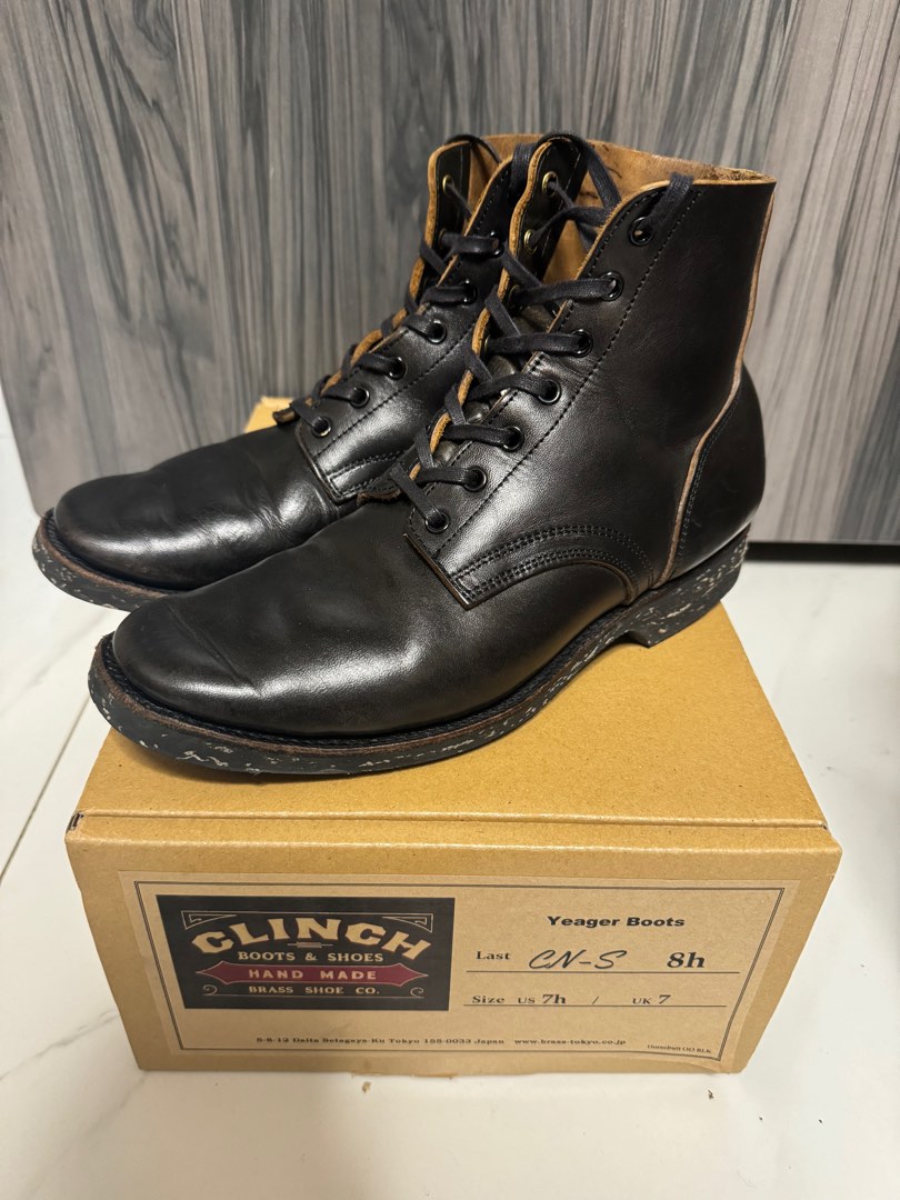 clinch yeager boots, 男裝, 鞋, 靴- Carousell