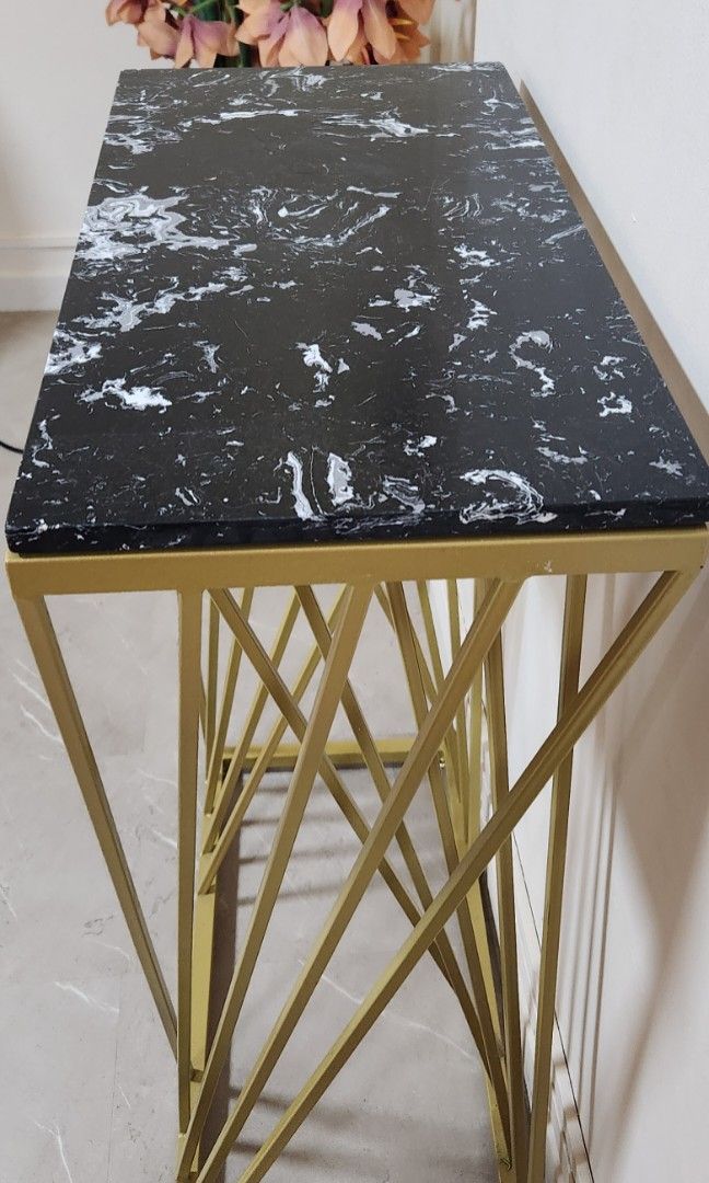 Console table (Category: Tables & Sets) located in Singapore. Submitted by mirah5 (Listing ID 1290287235, Image 3). Description: 100L x 30W x 80H. Use for about 2 years..