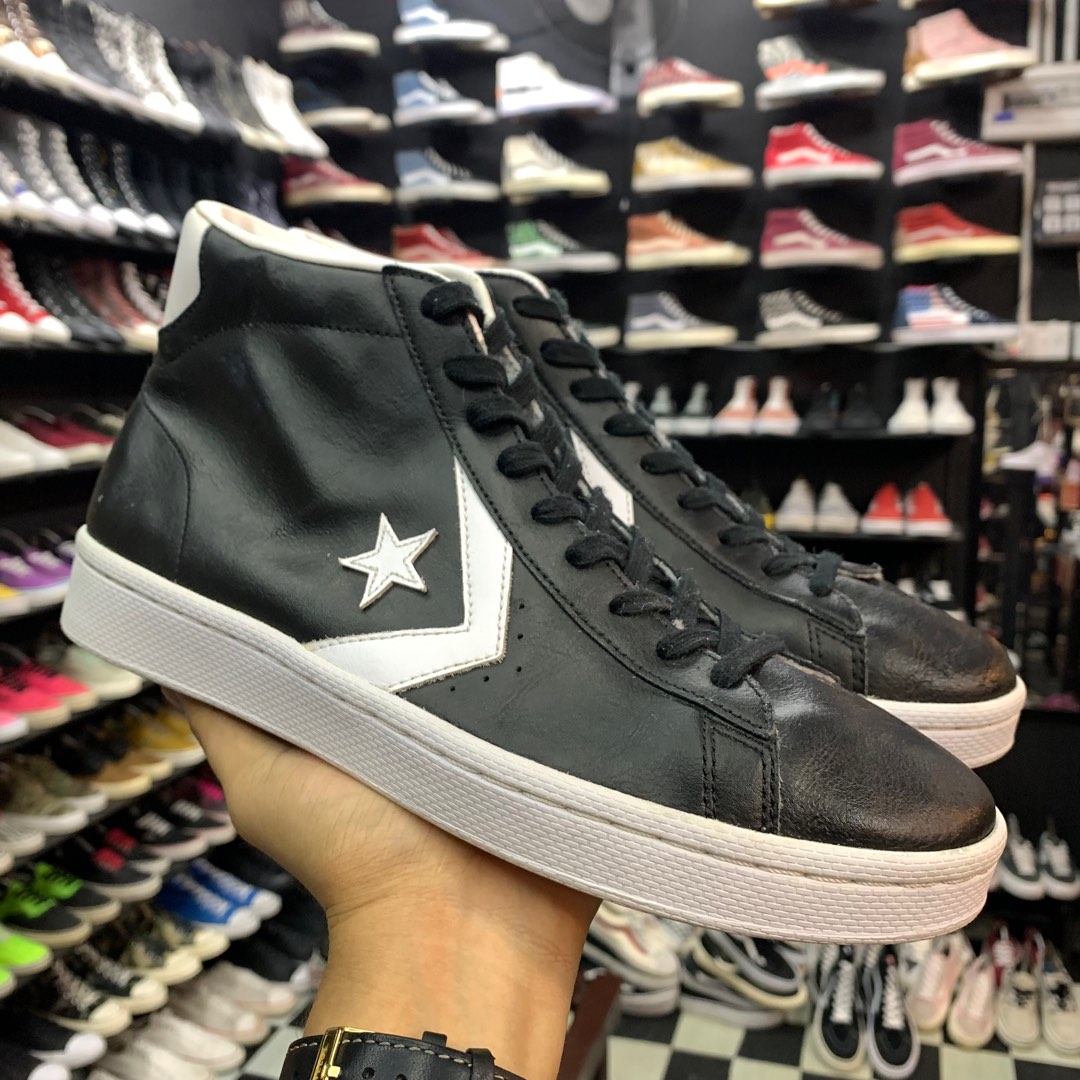 Converse pro leather clearance 76 mid men's