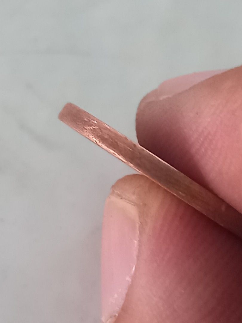 Error metal plating..25 sentimo plated in copper not brass (Category: Vintage Collectibles) located in Subic. Submitted by regiegabriel29 (Listing ID 1290315091, Image 3). Description: add sf.
