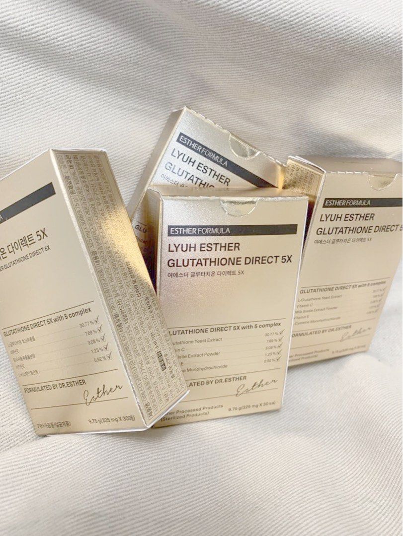 esther formula glutathione 5x ESTHER FORMULA Glutathione Direct Film 5X (320mg*30pcs), Glutathione  Impregnated Oral Dispersible Film for Effective Absorption, Korean Inner  Beauty Dietary Supplement for Skin Whitening: Buy Online at Best Price in  UAE