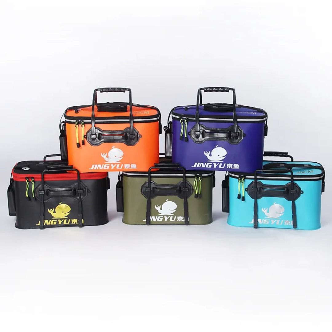 Storage Bag Fishing Accessories Foldable Fishing Bucket Box EVA
