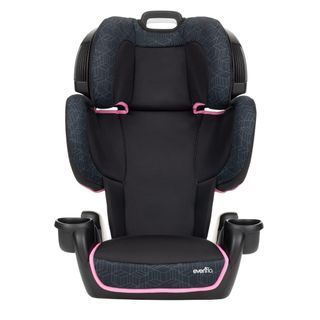 Evenflo GoTime LX High Back Booster Car Seat, Terrain Pink