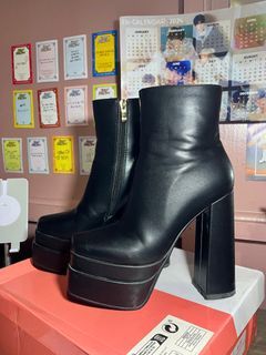 flatform chunky heels classic boots