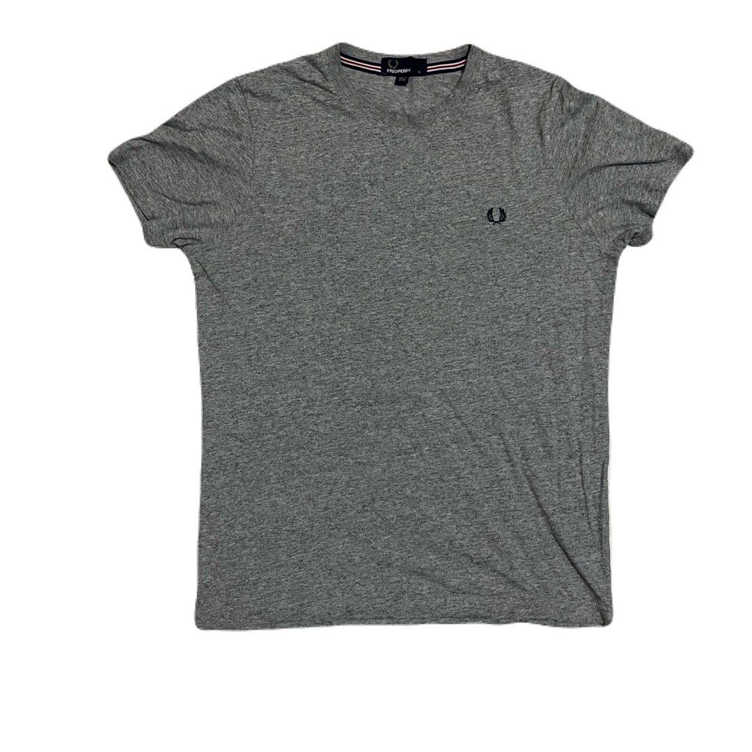 Fred Perry Crew Neck Tshirt Steel Marl M6334