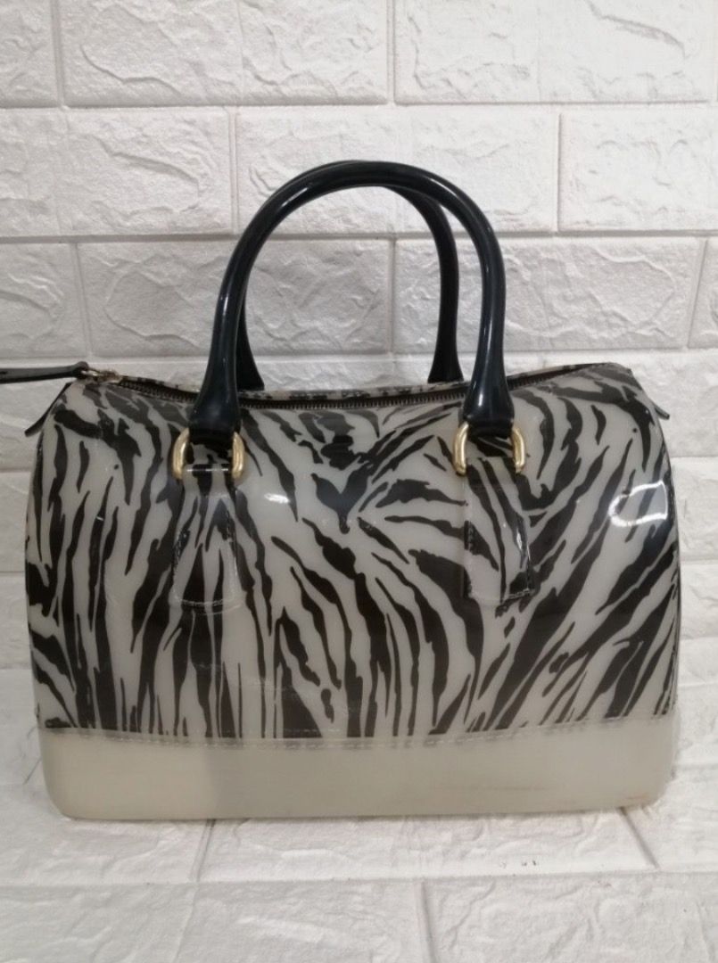 Furla zebra bag deals
