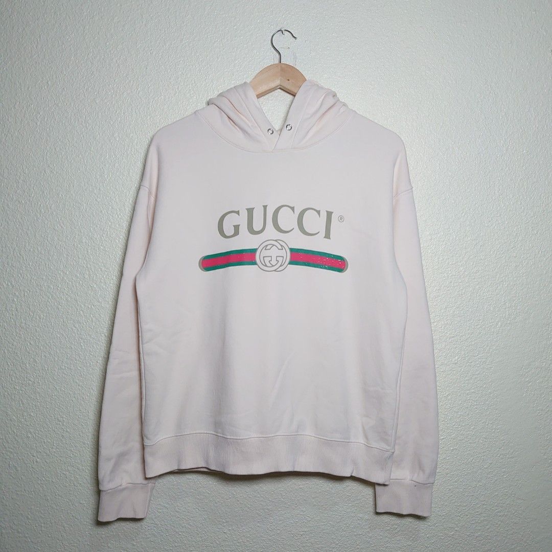 Gucci classic logo hoodie discount