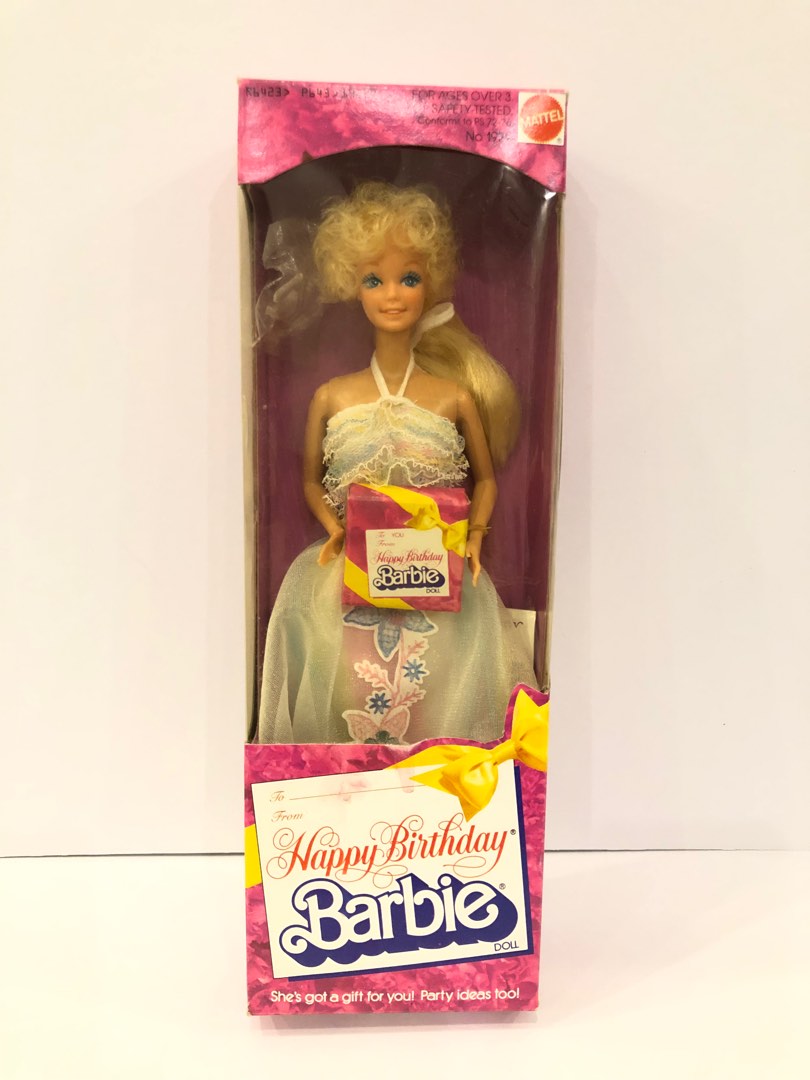 Happy Birthday Barbie Doll 1980 Super Duper Rare Vintage Hobbies Toys Toys Games on Carousell