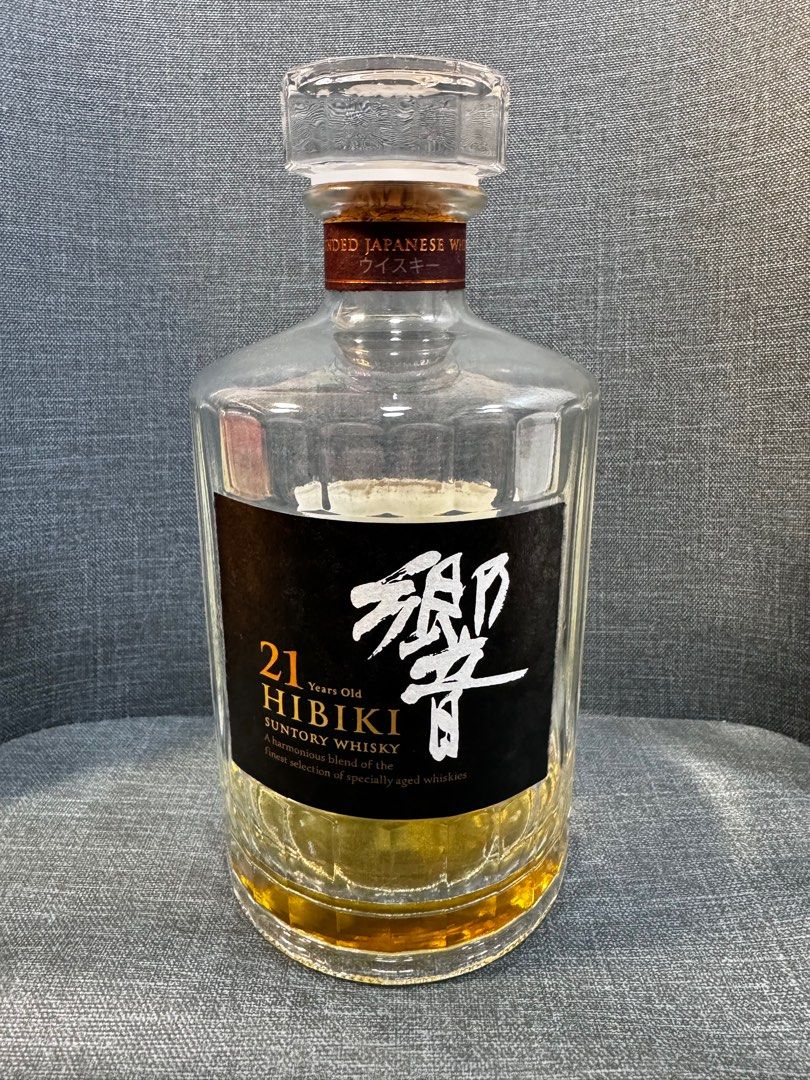 Hibiki 響21年空樽吉瓶(不是30年17年), 嘢食& 嘢飲, 酒精飲料- Carousell