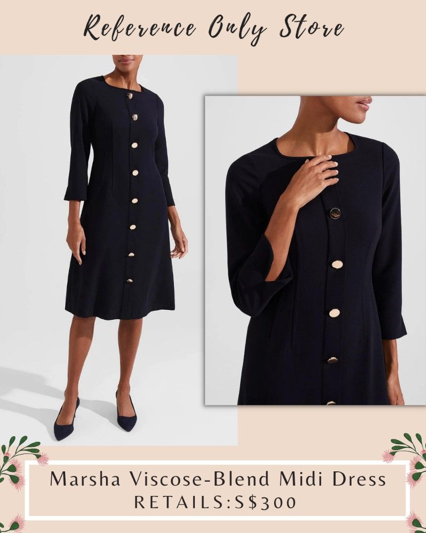 Hobbs midi dresses clearance
