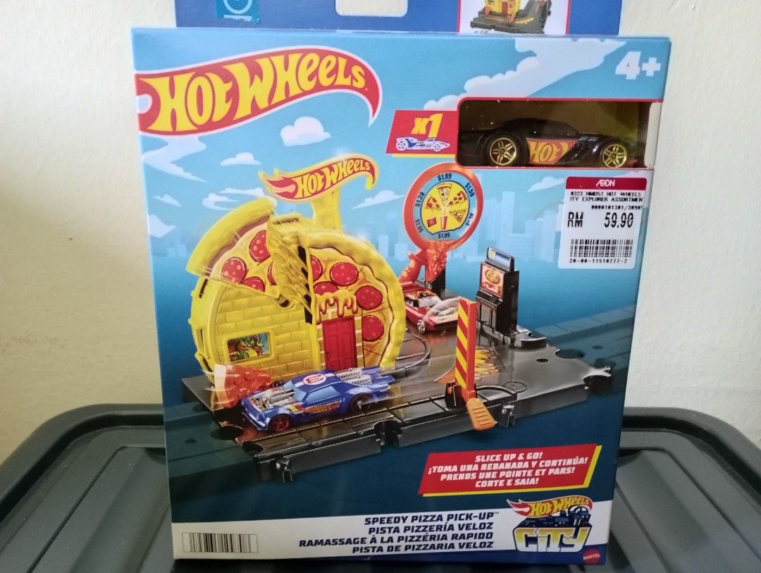 Hot wheels online speedy pizza playset