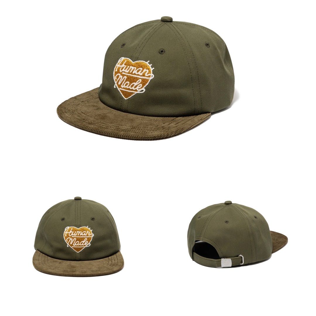 HUMAN MADE HEART CORDUROY CAP