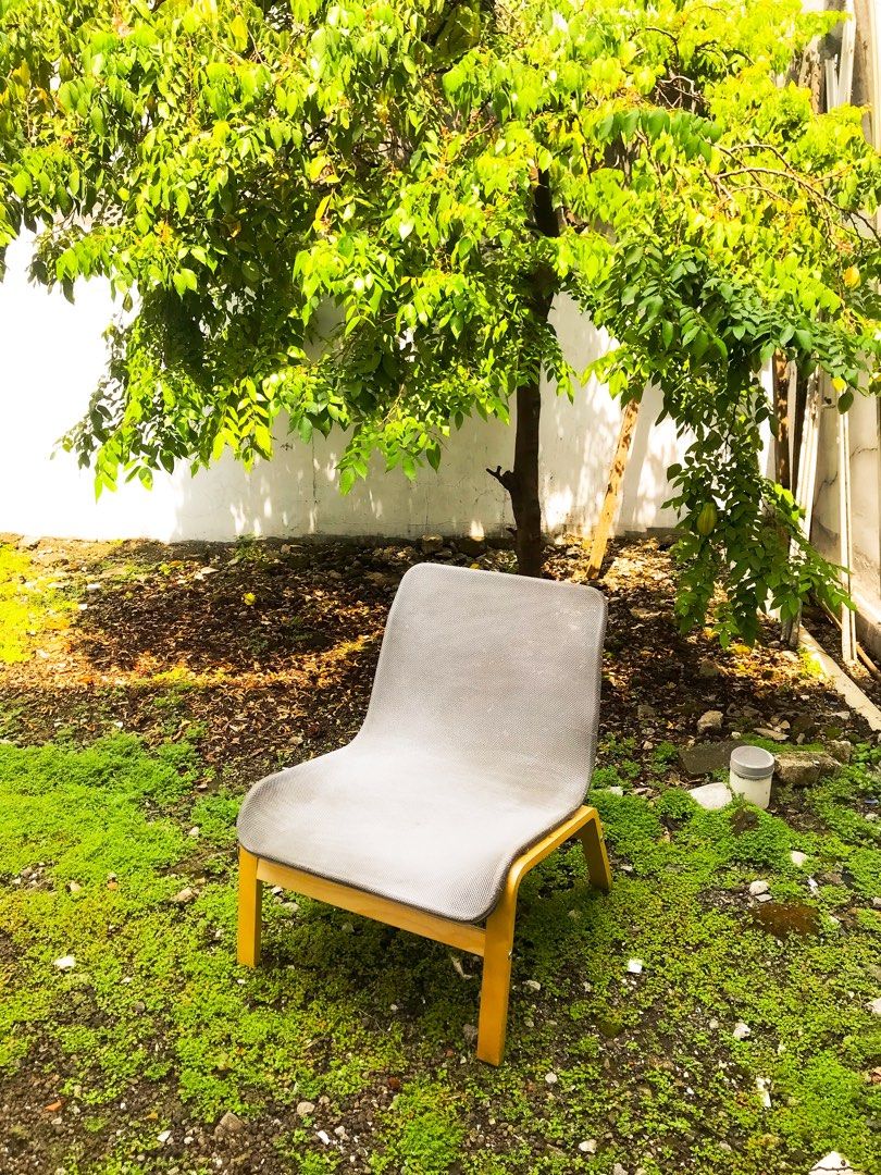 Armchair Nolmyra Chair IKEA NOLMYRA Lounge Chair Grey Light Wood