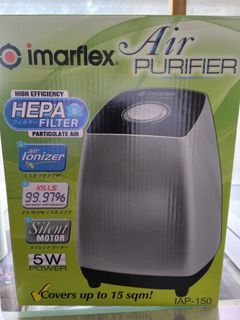 Imarflex Air Purifier with Air Ionizer and Hepa Filter IAP-150