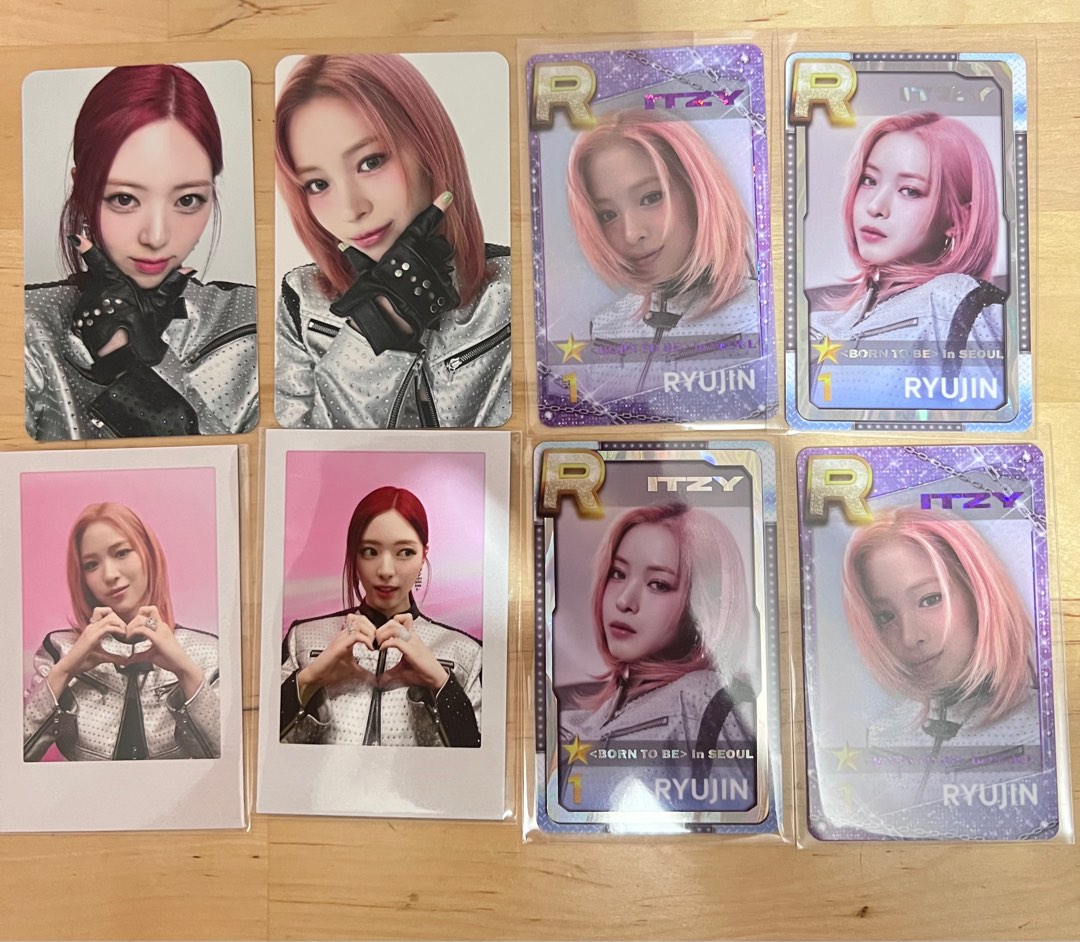 リュジン ITZY SSJYP superstar BORNTOBE 日本 5枚 リュジン ITZY SSJYP superstar BORNTOBE 日本 5枚