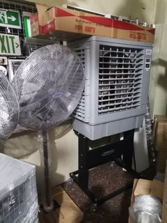 IWATA/TORNADO AIR COOLER AND STAND FAN "FOR RENT" (FOR BIRTHDAYS. WEDDING, CHRISTENING AND ANY OCCASIONS)