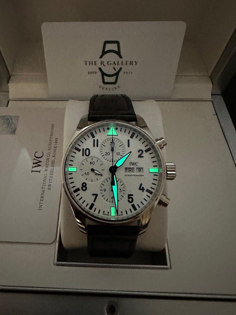 IWC pilot Chronograph automatic 43mm IW377725 150 YEARS edition