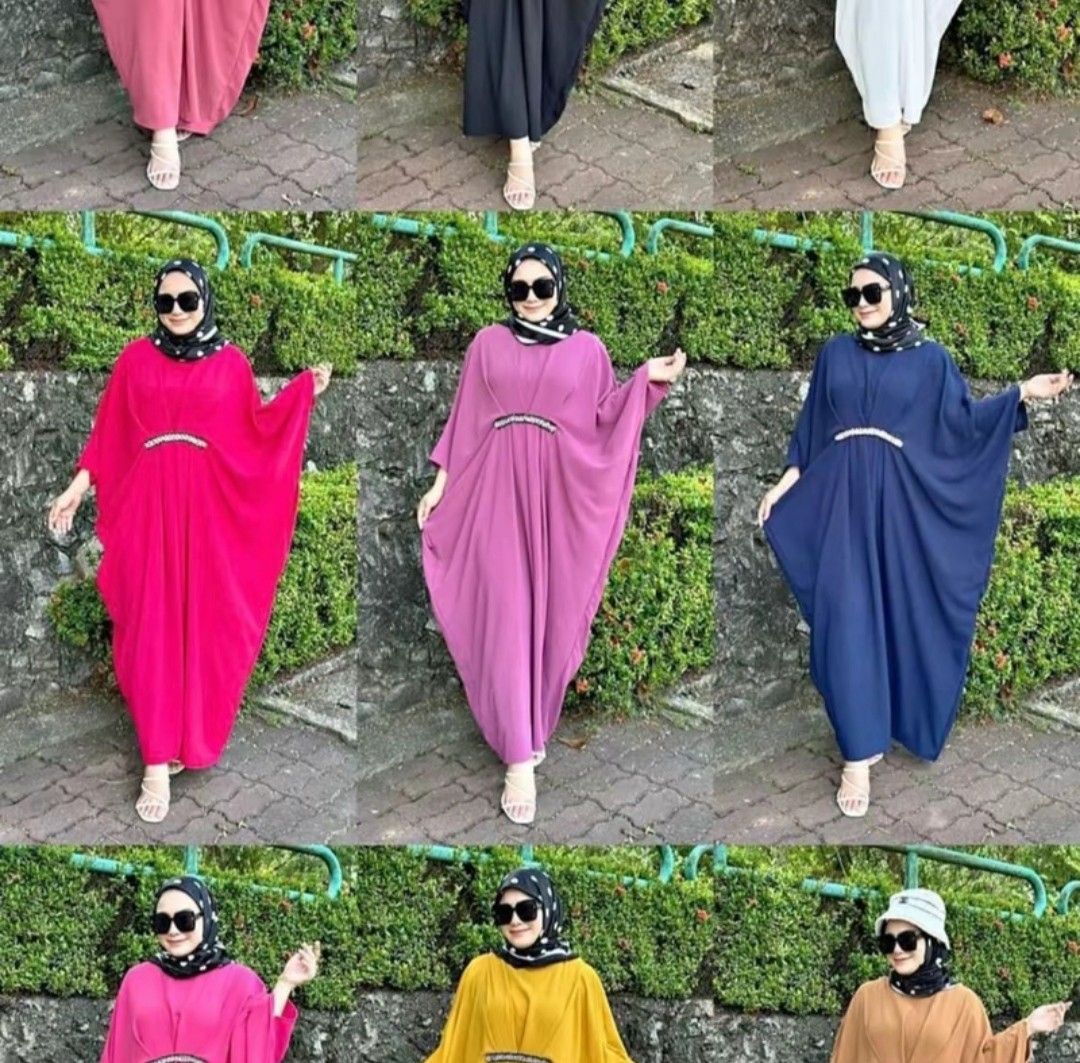 Butterfly kaftan abaya deals