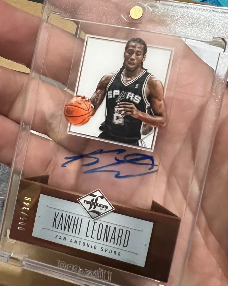 KAWHI LEONARD SIGNED AUTOGRAPHED ROOKIE CARD Hobbies Toys